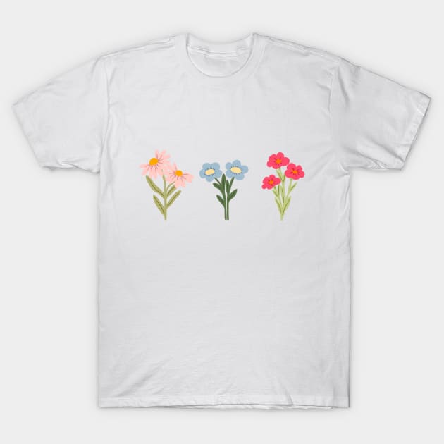 Flower Patch T-Shirt by Snow Art Co.